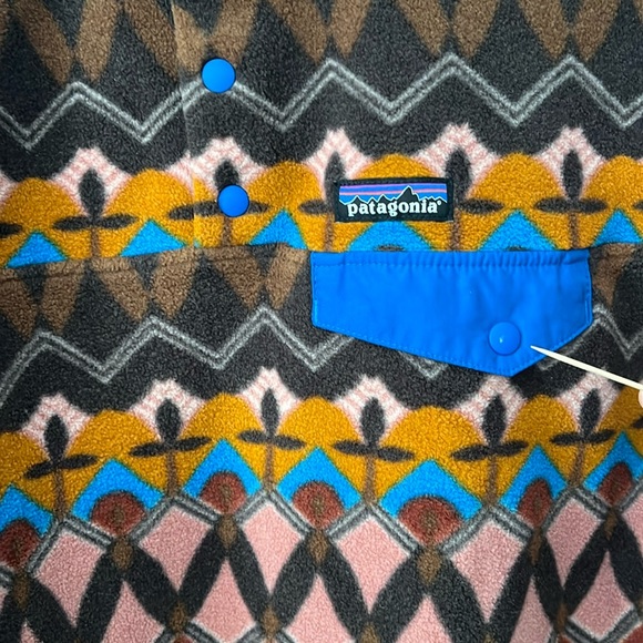 🔥Patagonia Synchilla FLEECE Snap-T Anthos Pink Women’s M Pullover Like New - Picture 15 of 15